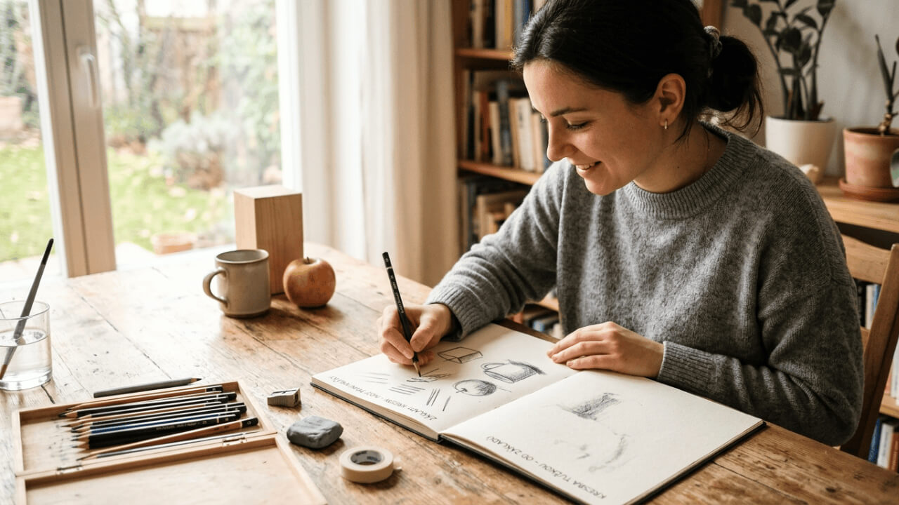 Jak se naučit kreslit tužkou od úplných základů
