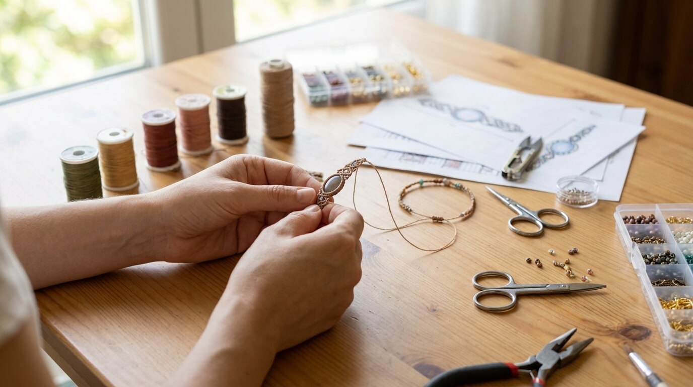 Co je micro macramé a jak si vyrobit vlastní originální šperky