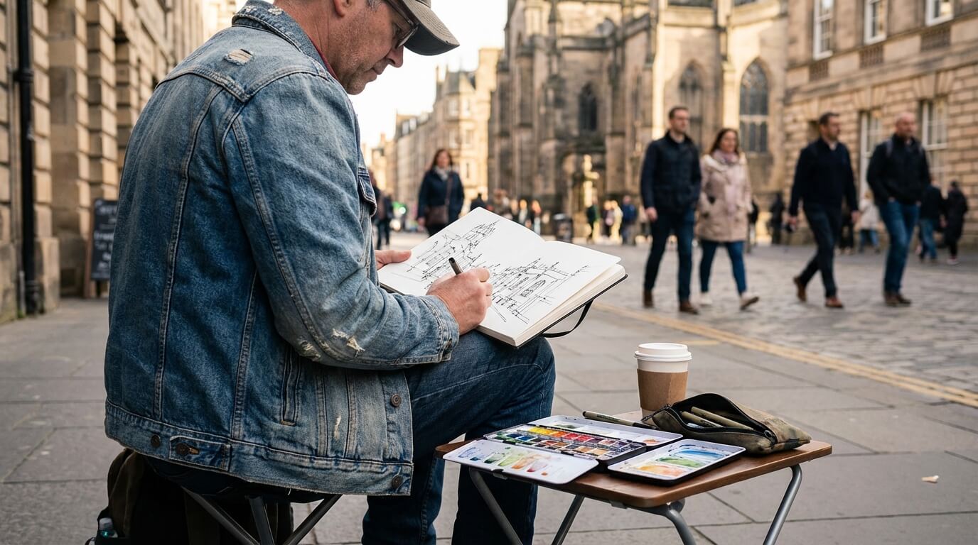 Co je urban sketching a jak zachytit atmosféru ulice