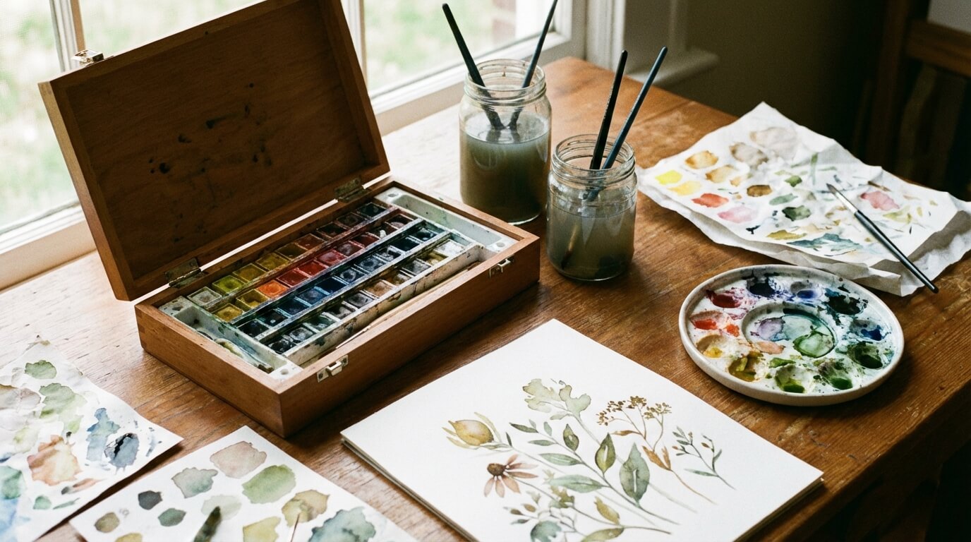 Průvodce akvarelovou malbou pro úplné začátečníky