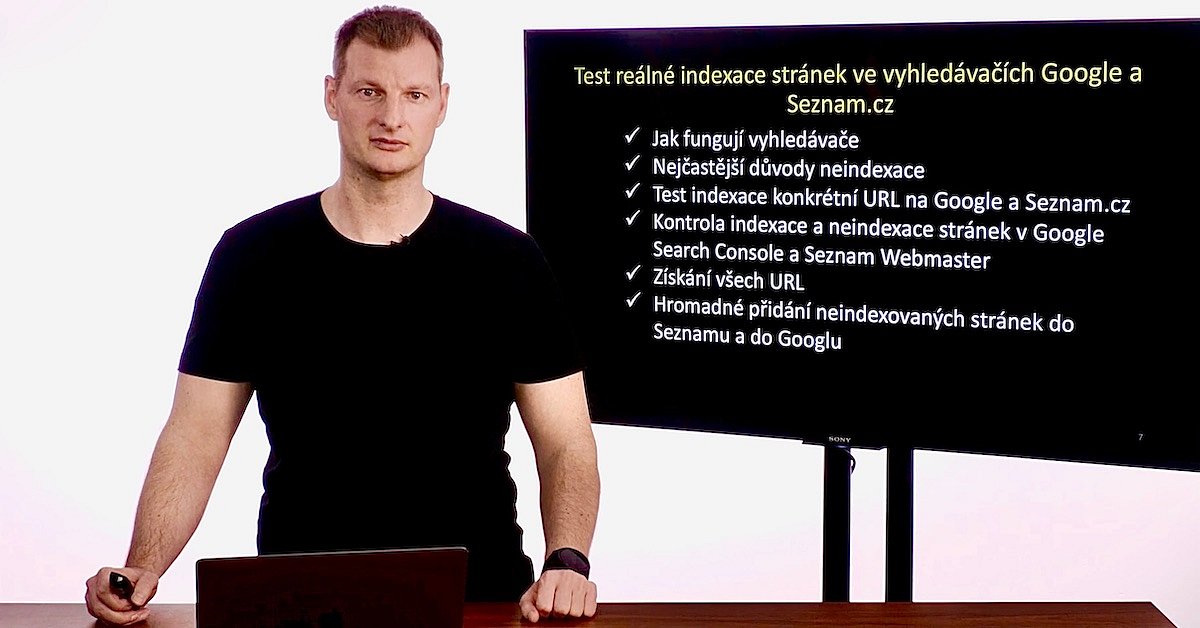 Hromadné přidání všech neindexovaných stránek do Seznam.cz (přes Collabim a API Seznam Webmaster)