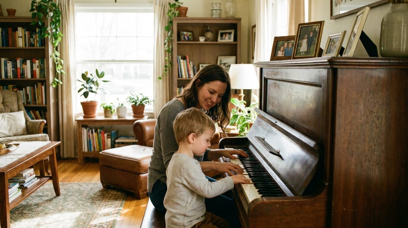 Výučba hry na klavíri v domácom prostredí